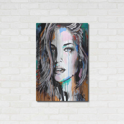 Luxe Metal Art 'Valery' by Loui Jover, Metal Wall Art,24x36