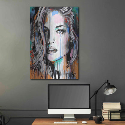 Luxe Metal Art 'Valery' by Loui Jover, Metal Wall Art,24x36