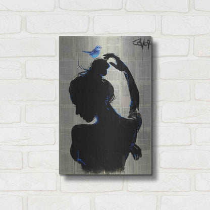 Luxe Metal Art 'Victorys Hope' by Loui Jover, Metal Wall Art,12x16