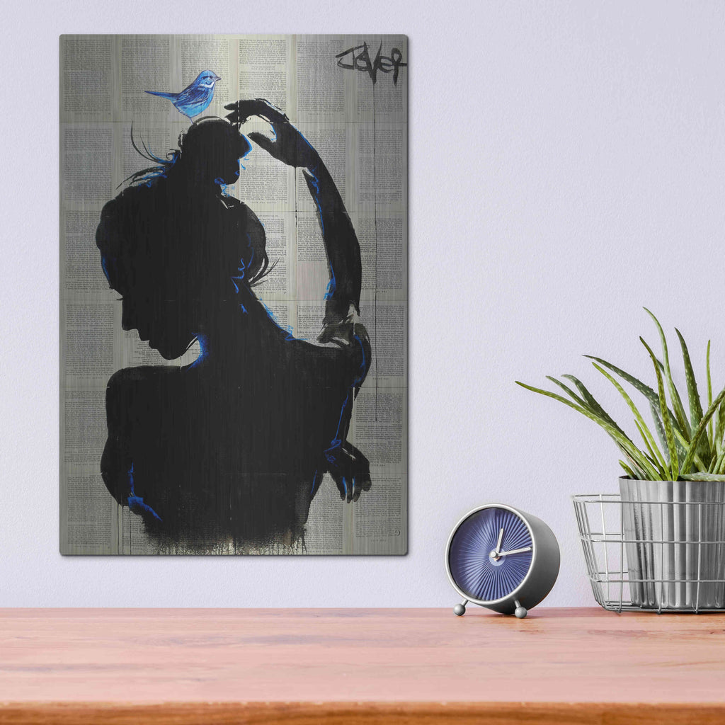 Luxe Metal Art 'Victorys Hope' by Loui Jover, Metal Wall Art,12x16