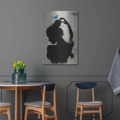 Luxe Metal Art 'Victorys Hope' by Loui Jover, Metal Wall Art,24x36