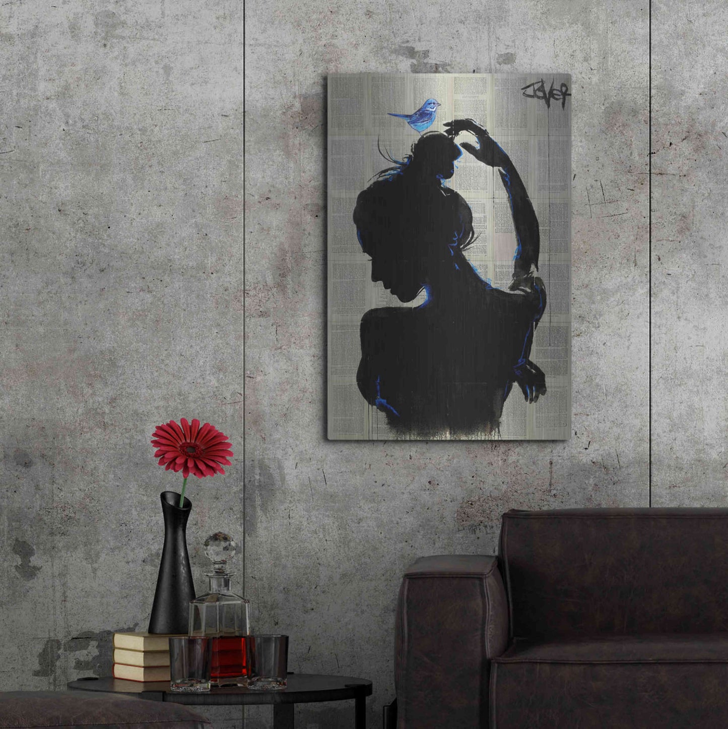 Luxe Metal Art 'Victorys Hope' by Loui Jover, Metal Wall Art,24x36