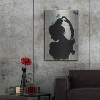 Luxe Metal Art 'Victorys Hope' by Loui Jover, Metal Wall Art,24x36