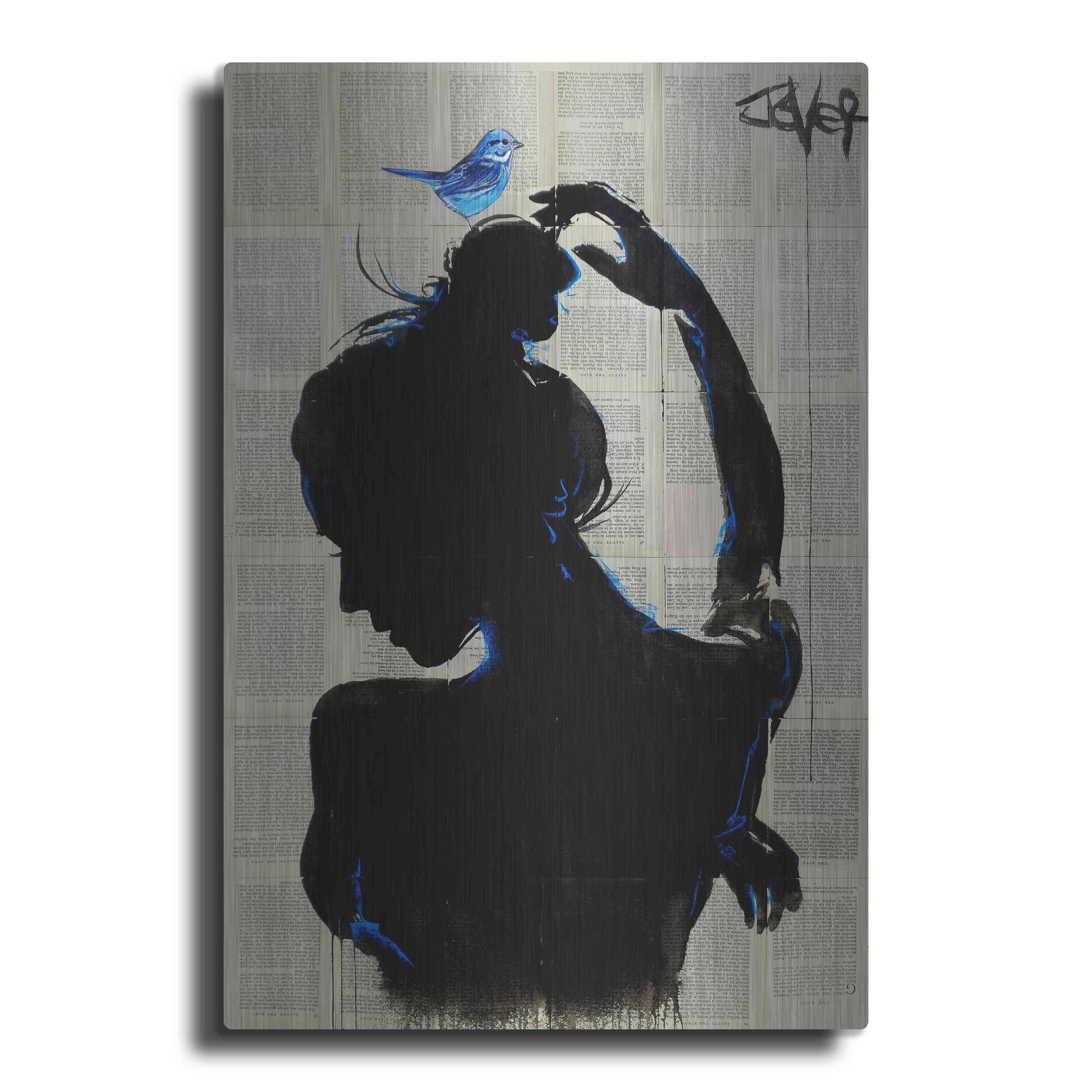 Luxe Metal Art 'Victorys Hope' by Loui Jover, Metal Wall Art