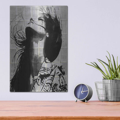 Luxe Metal Art 'Wild Flower' by Loui Jover, Metal Wall Art,12x16