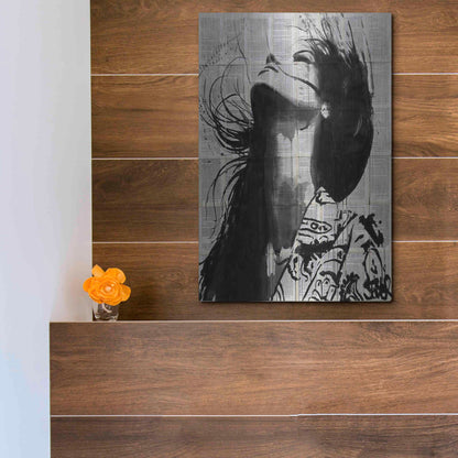 Luxe Metal Art 'Wild Flower' by Loui Jover, Metal Wall Art,12x16