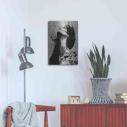 Luxe Metal Art 'Wild Flower' by Loui Jover, Metal Wall Art,16x24