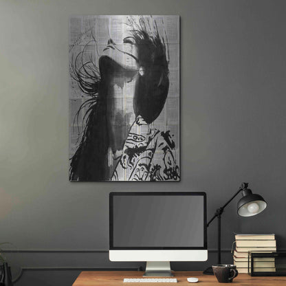 Luxe Metal Art 'Wild Flower' by Loui Jover, Metal Wall Art,24x36