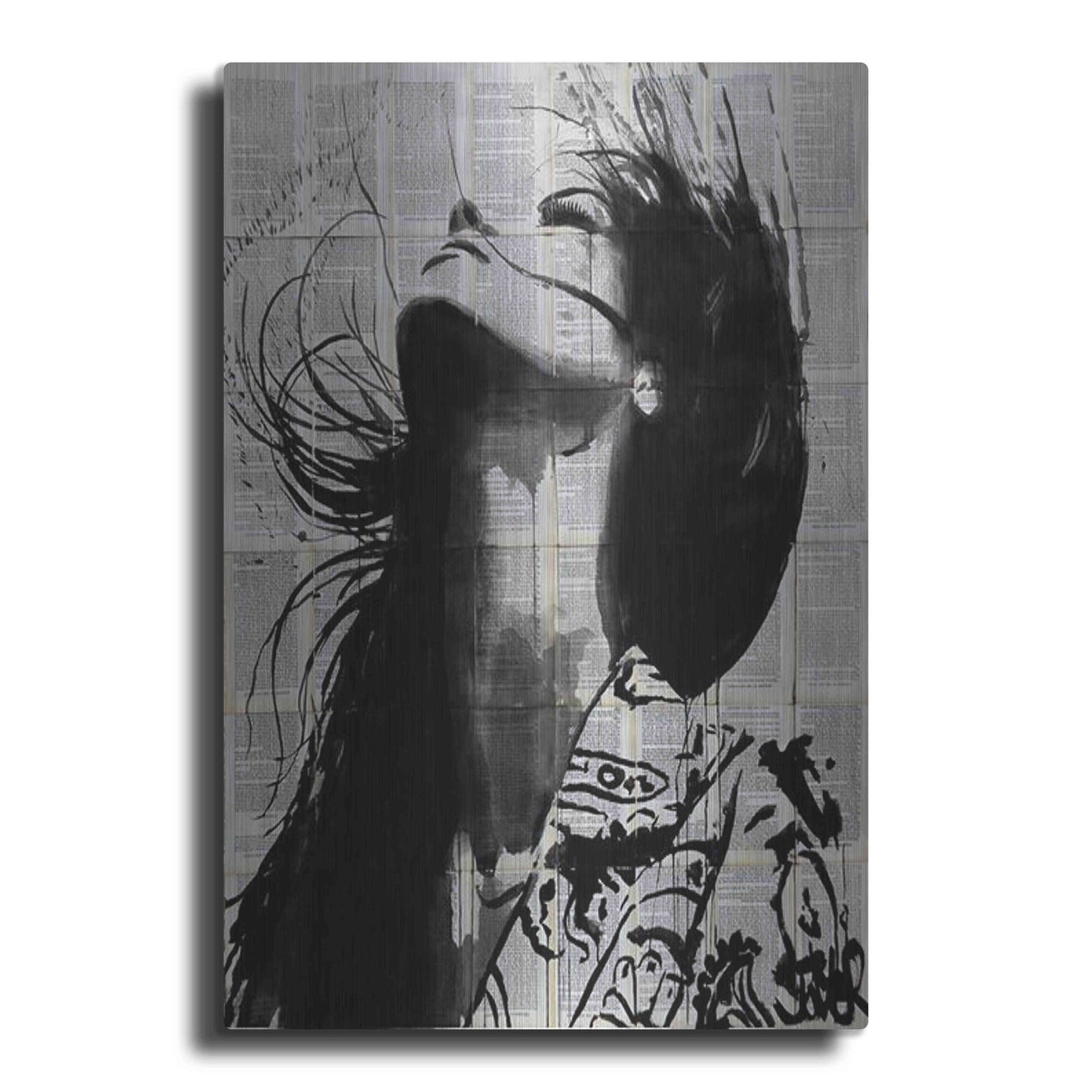 Luxe Metal Art 'Wild Flower' by Loui Jover, Metal Wall Art