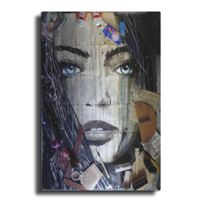 Luxe Metal Art 'Winter Song Studio' by Loui Jover, Metal Wall Art