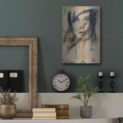 Luxe Metal Art 'April March' by Loui Jover, Metal Wall Art,12x16