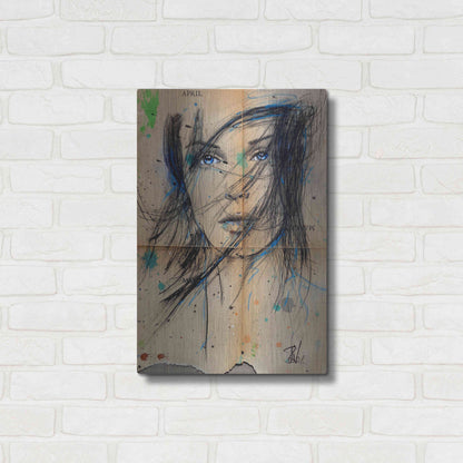 Luxe Metal Art 'April March' by Loui Jover, Metal Wall Art,16x24