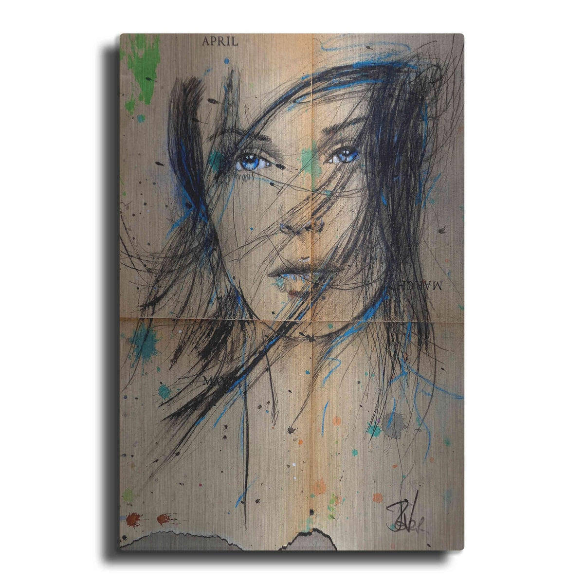 'April March' by Loui Jover – Metal Wall Art
