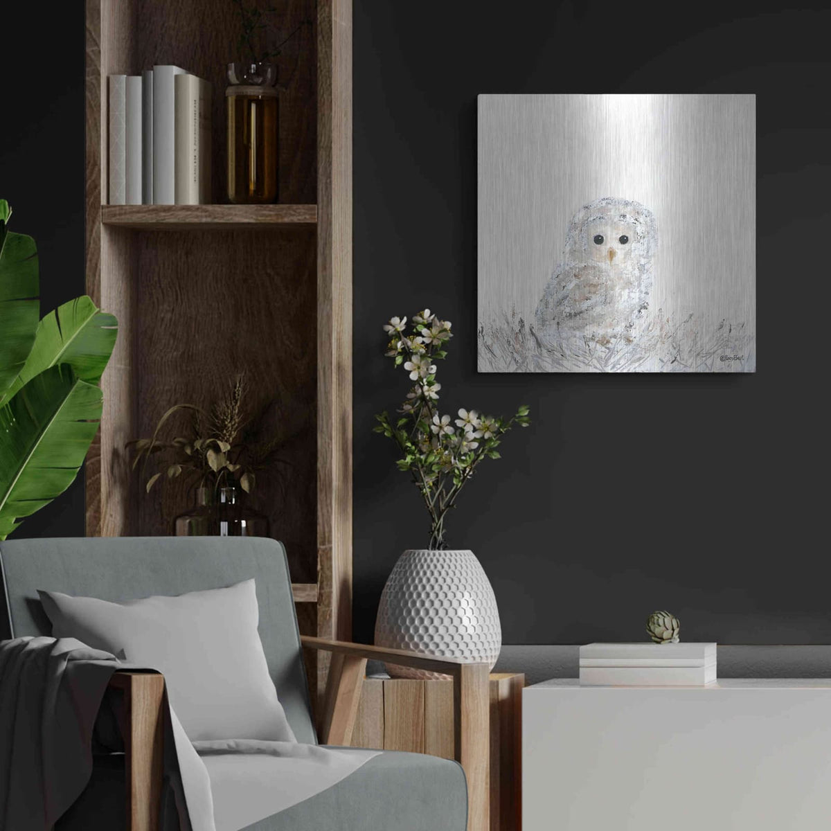 'Good Night Little One' by Roey Ebert – Metal Wall Art, 24x24 room view
