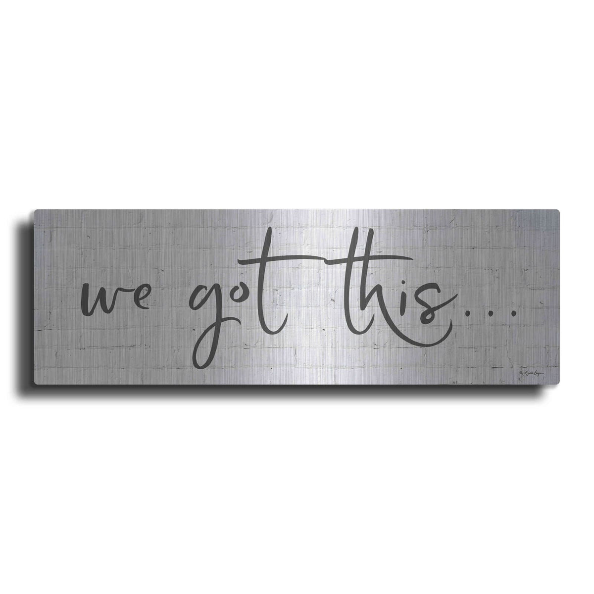 'We Got This' by Susie Boyer – Metal Wall Art