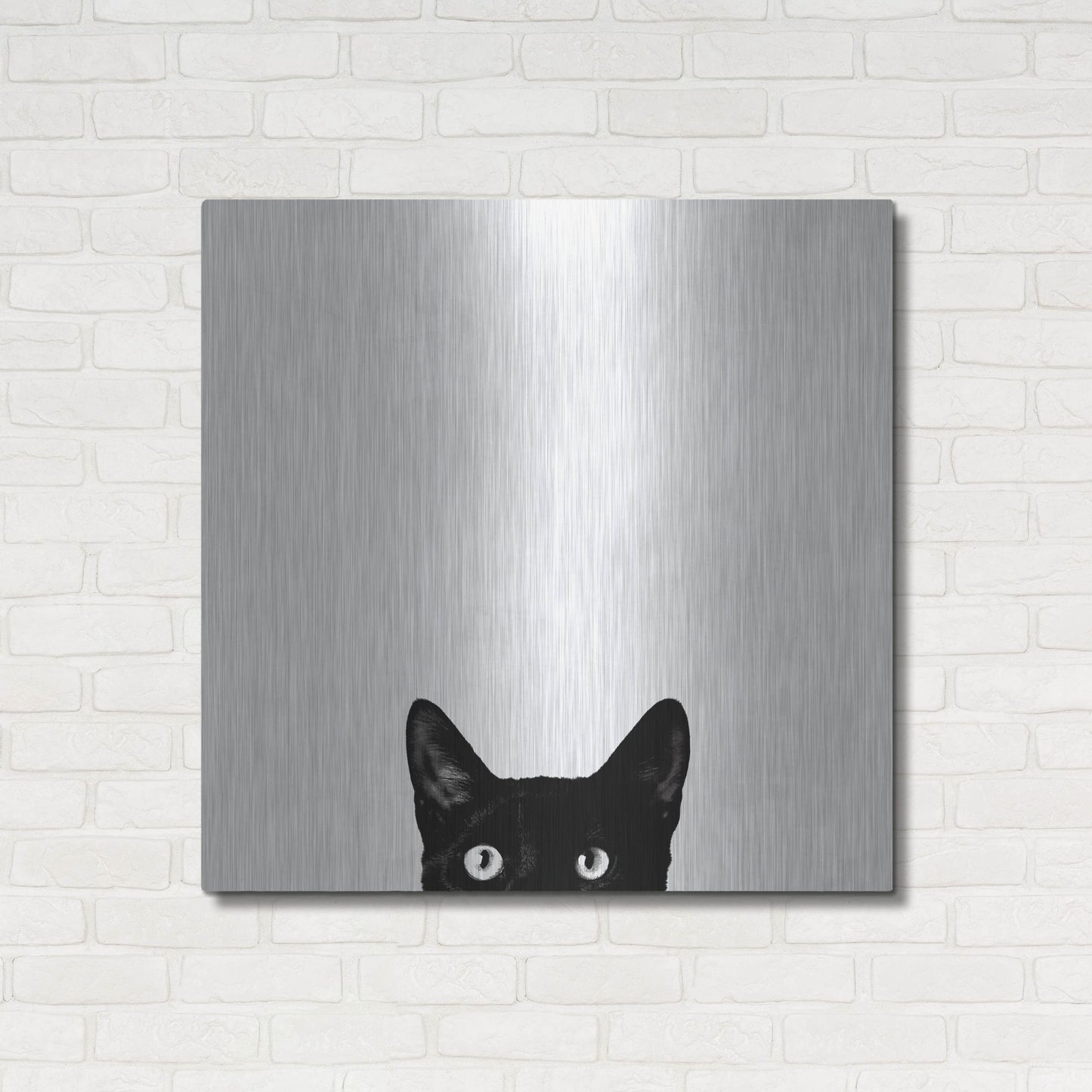 Luxe Metal Art 'Curiosity' by Jon Bertelli, Metal Wall Art,36x36