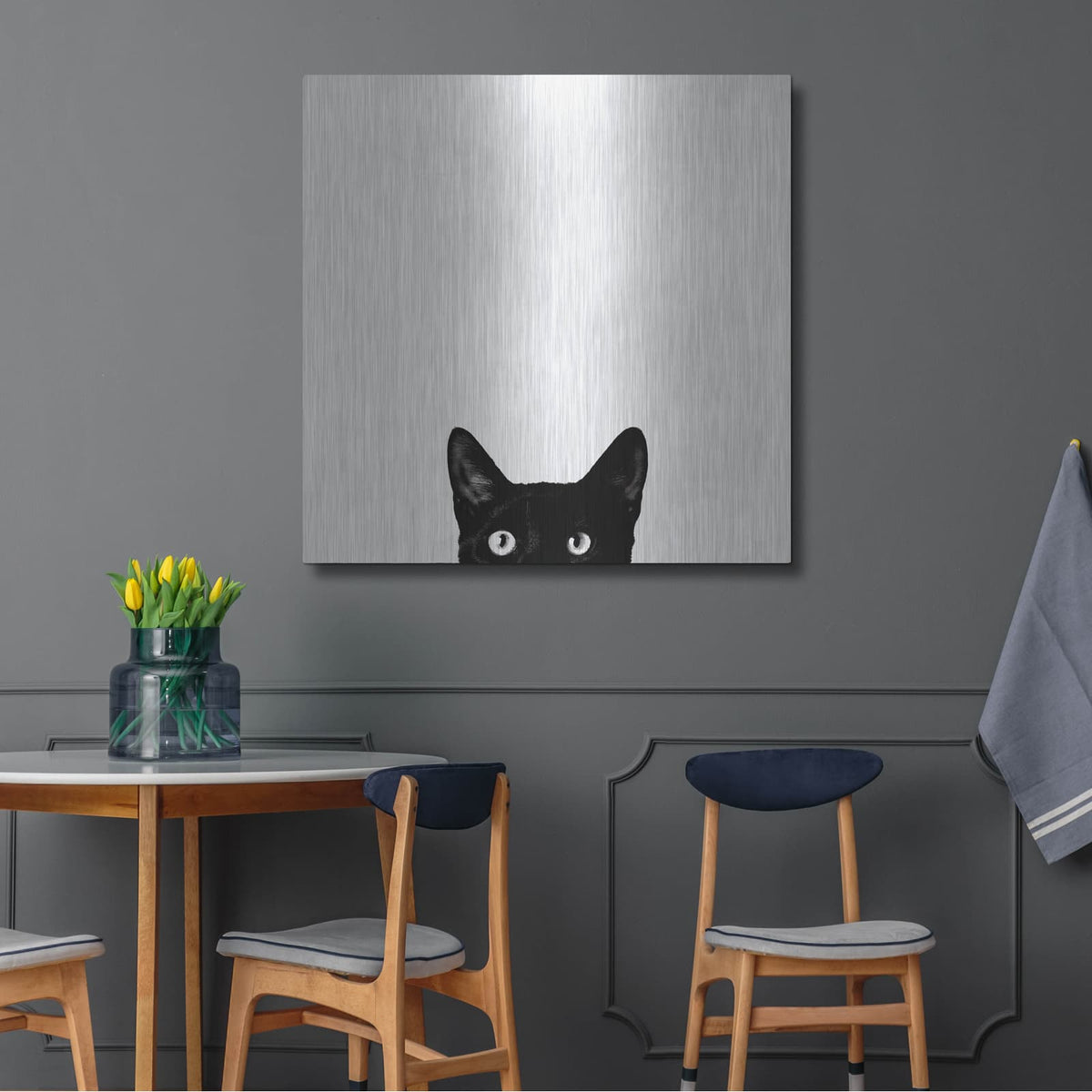 'Curiosity' by Jon Bertelli – Metal Wall Art, 36x36 room view