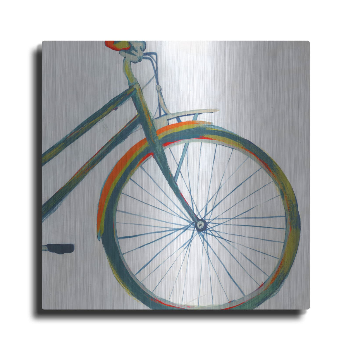 'Bicycle Diptych II' by Grace Popp – Metal Wall Art