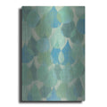 Luxe Metal Art 'Rain Drops II' by Grace Popp, Metal Wall Art