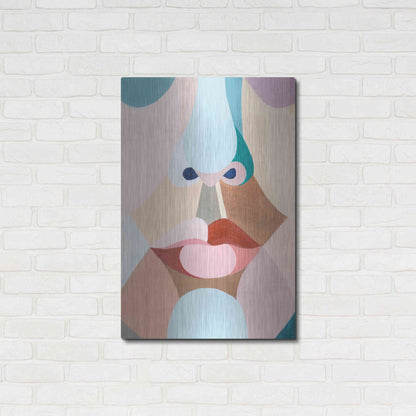 Luxe Metal Art 'Delicate Features I' by Grace Popp, Metal Wall Art,24x36