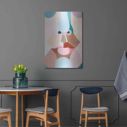 Luxe Metal Art 'Delicate Features I' by Grace Popp, Metal Wall Art,24x36