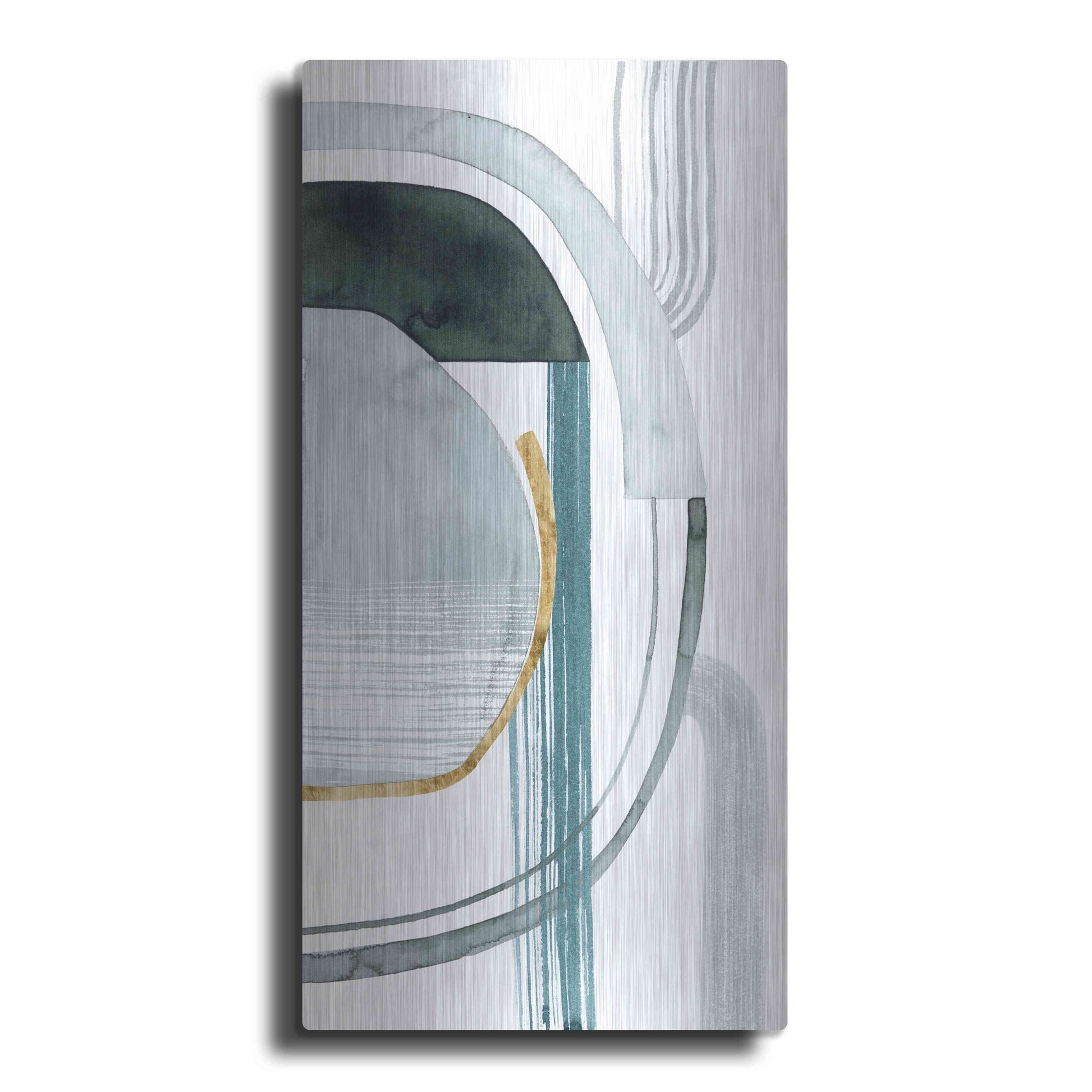 Luxe Metal Art 'Gradient Gears II' by Grace Popp, Metal Wall Art