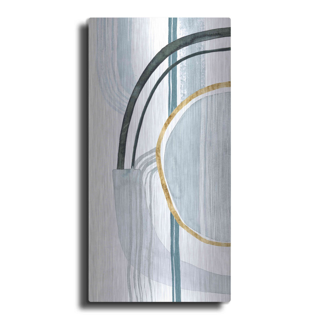 Luxe Metal Art 'Gradient Gears I' by Grace Popp, Metal Wall Art