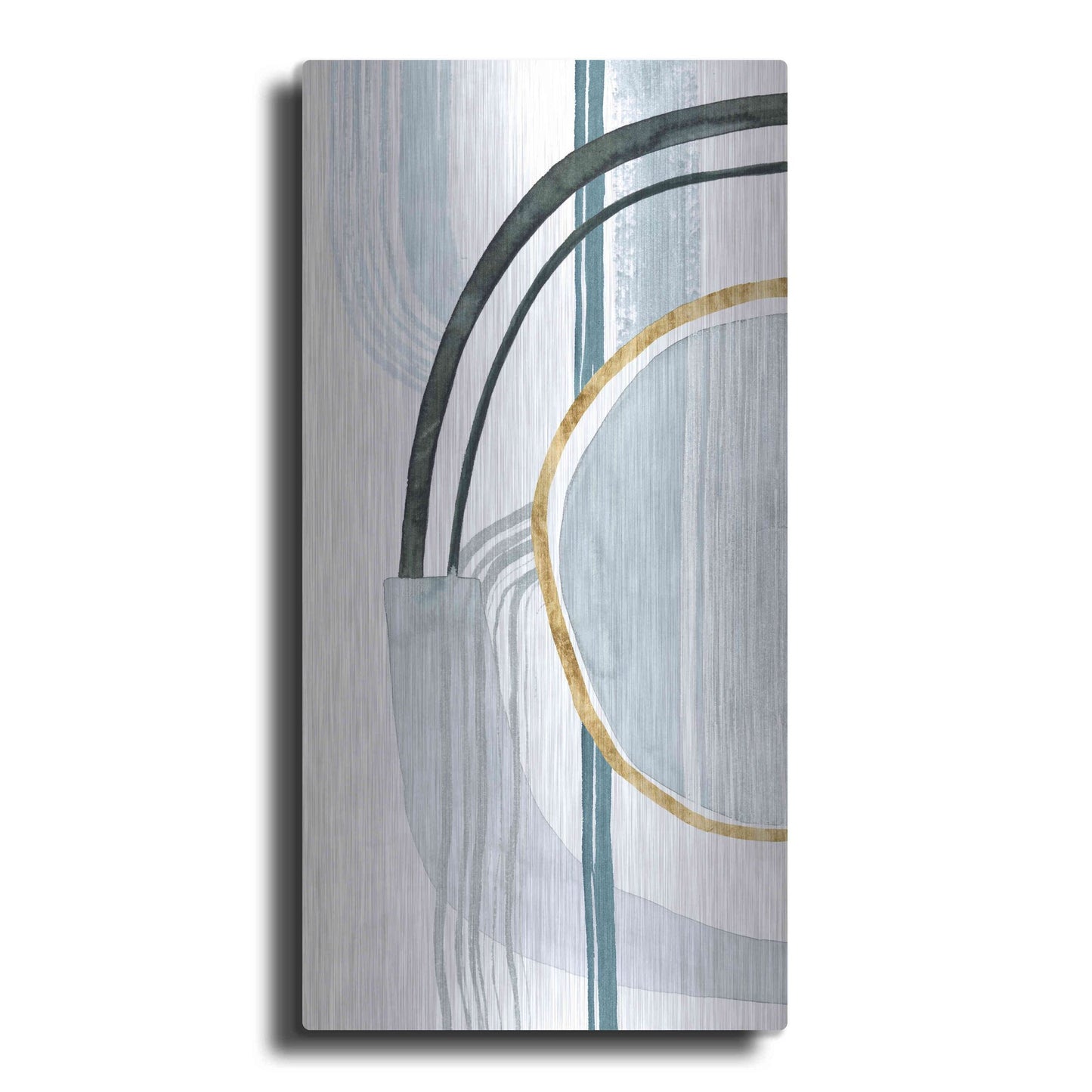 Luxe Metal Art 'Gradient Gears I' by Grace Popp, Metal Wall Art