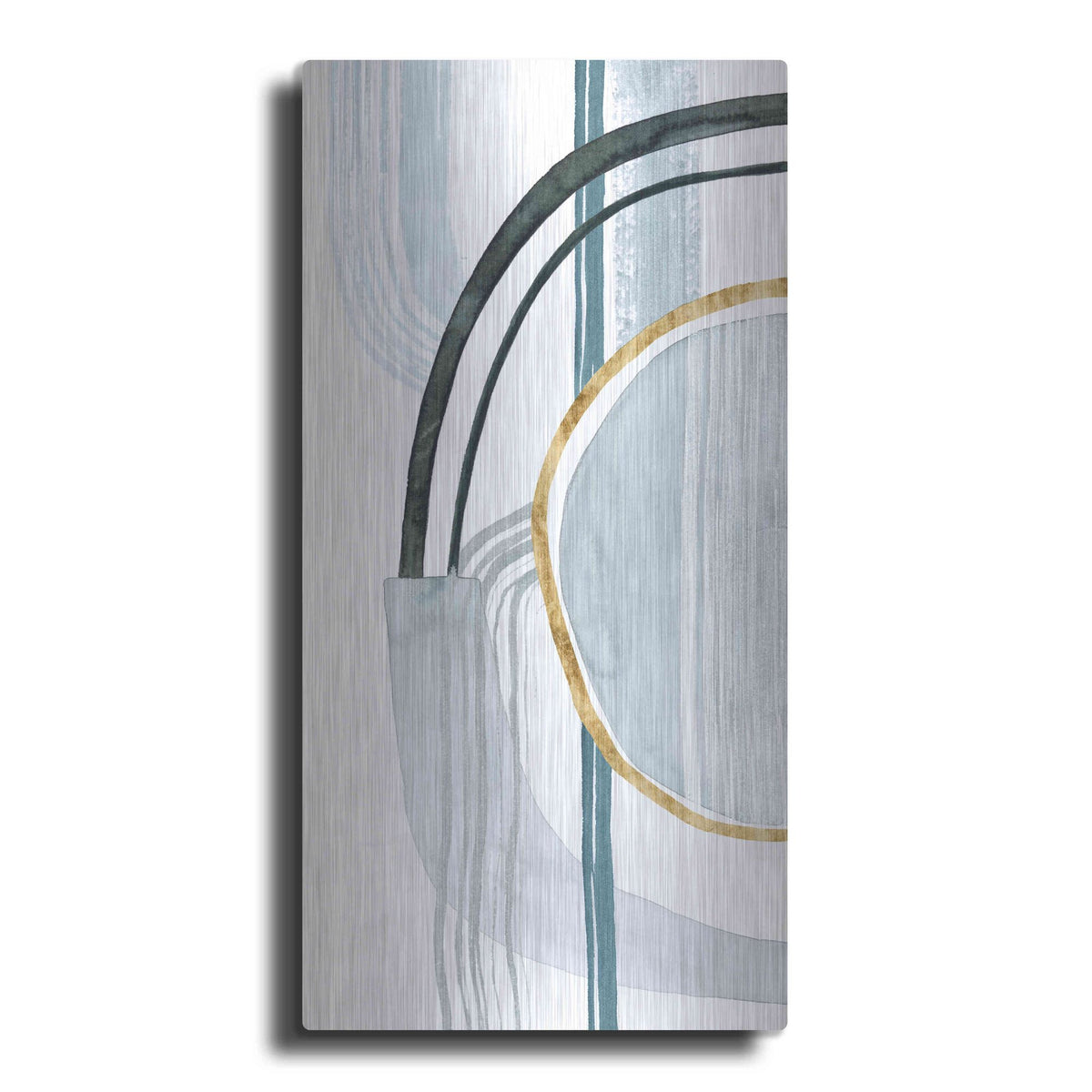 Luxe Metal Art 'Gradient Gears I' by Grace Popp, Metal Wall Art