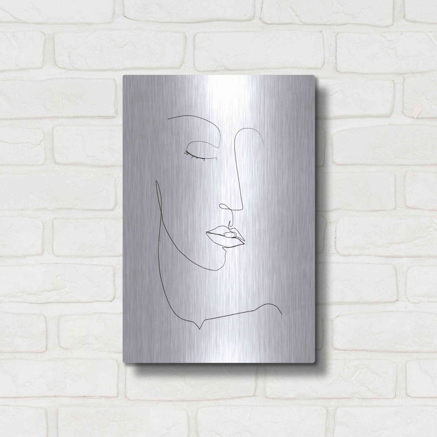 Luxe Metal Art 'Memory of Her II' by Grace Popp, Metal Wall Art,12x16