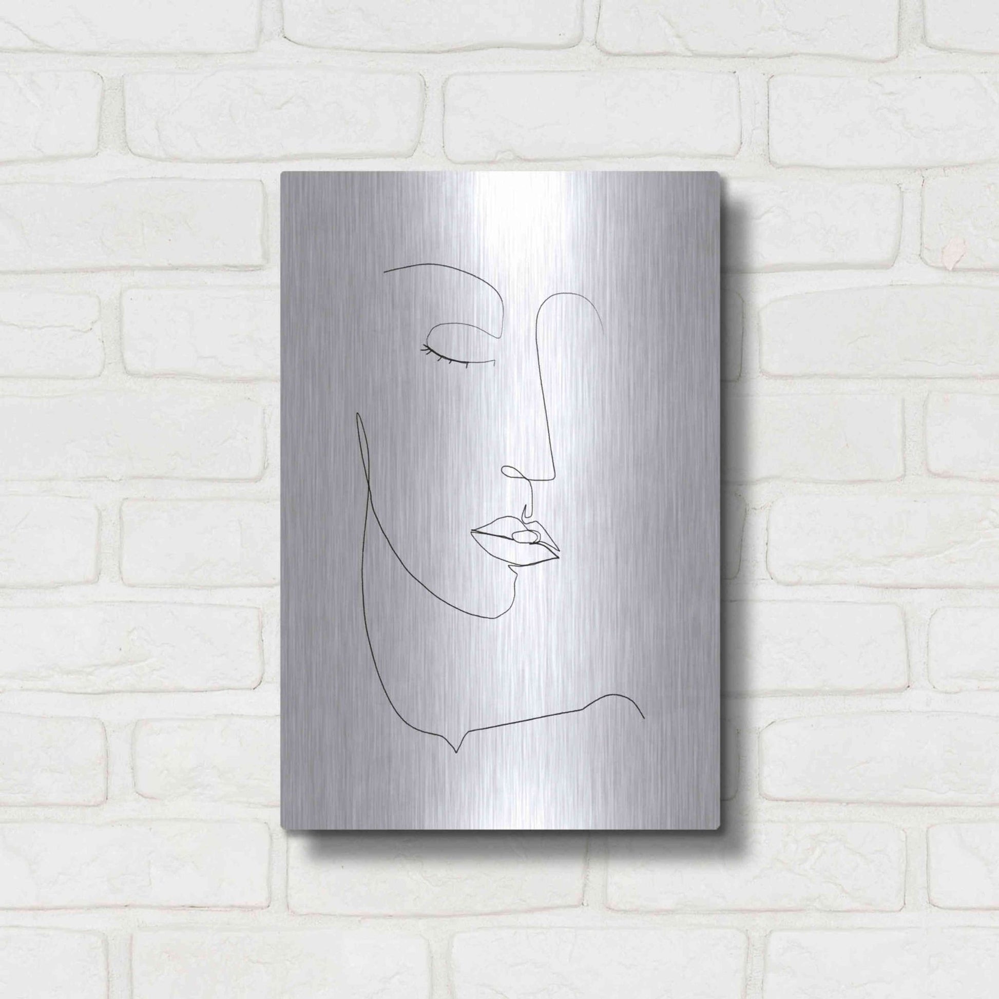 Luxe Metal Art 'Memory of Her II' by Grace Popp, Metal Wall Art,12x16