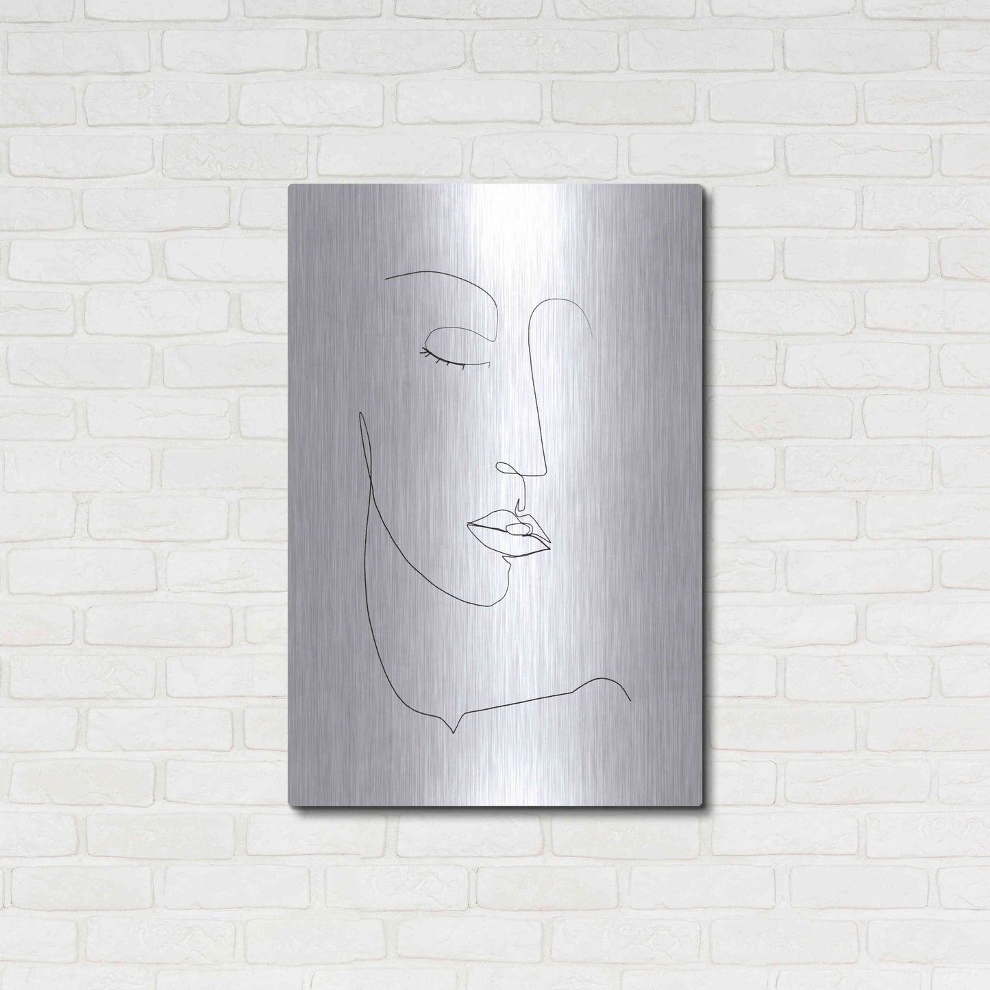 Luxe Metal Art 'Memory of Her II' by Grace Popp, Metal Wall Art,24x36
