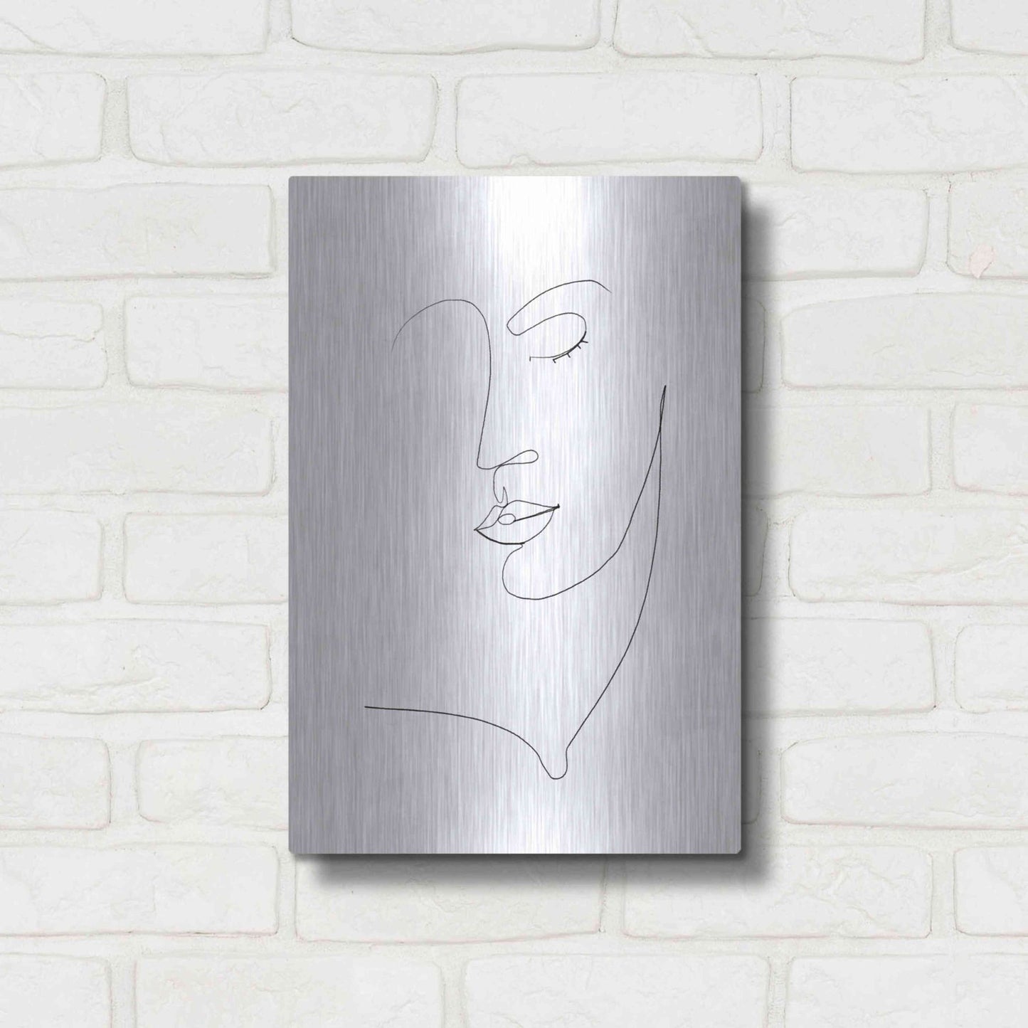 Luxe Metal Art 'Memory of Her I' by Grace Popp, Metal Wall Art,12x16