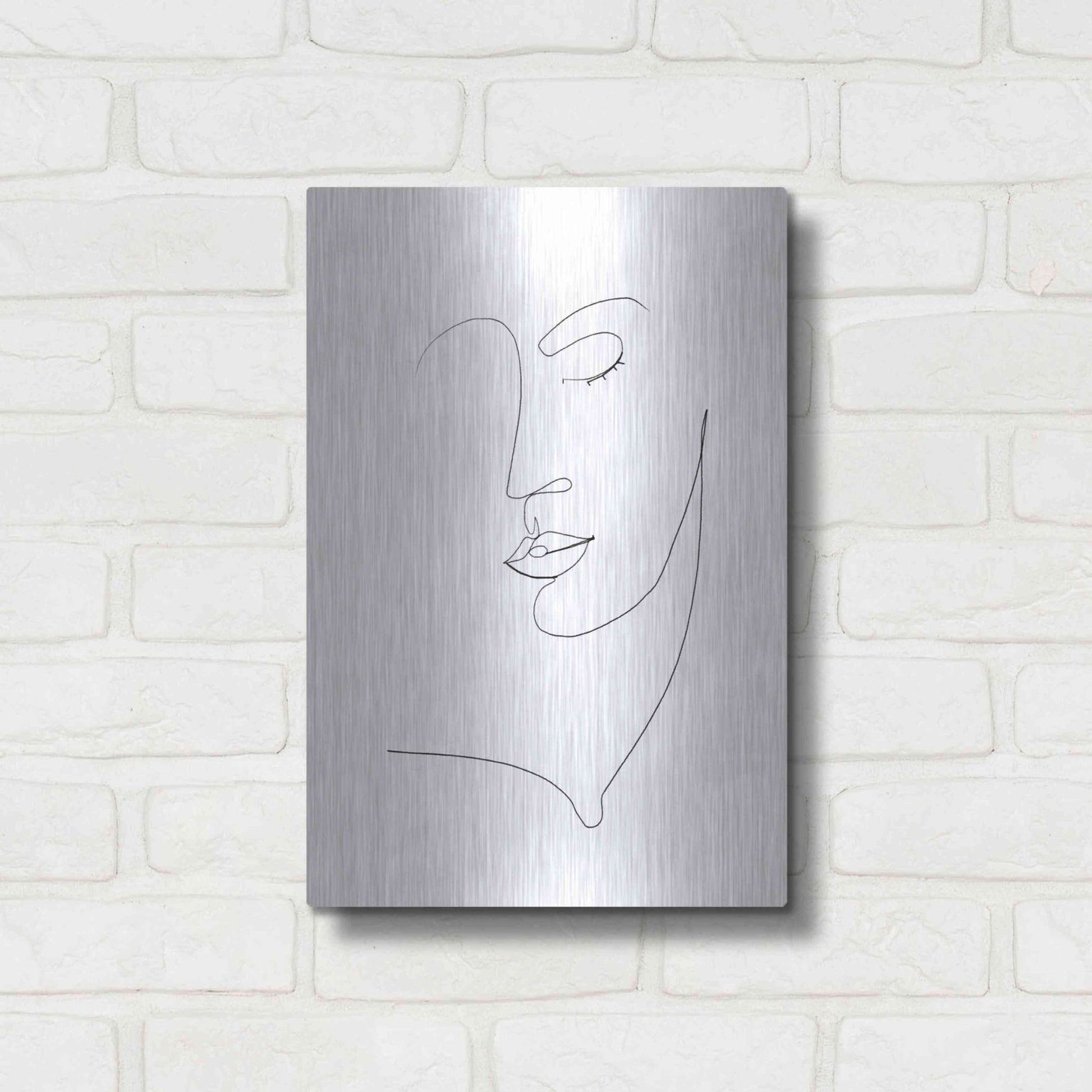 Luxe Metal Art 'Memory of Her I' by Grace Popp, Metal Wall Art,12x16