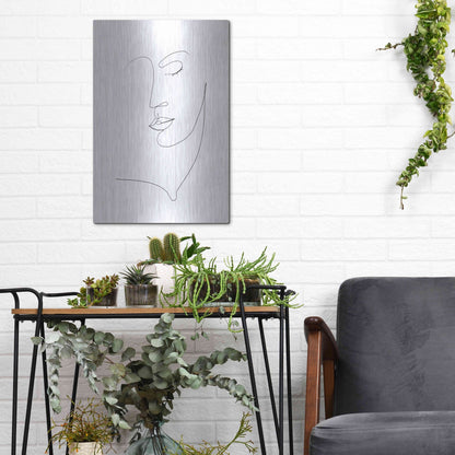 Luxe Metal Art 'Memory of Her I' by Grace Popp, Metal Wall Art,12x16