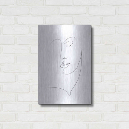 Luxe Metal Art 'Memory of Her I' by Grace Popp, Metal Wall Art,16x24