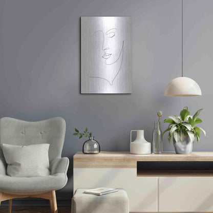 Luxe Metal Art 'Memory of Her I' by Grace Popp, Metal Wall Art,16x24