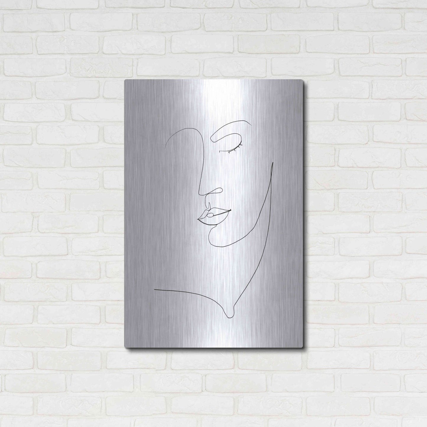 Luxe Metal Art 'Memory of Her I' by Grace Popp, Metal Wall Art,24x36