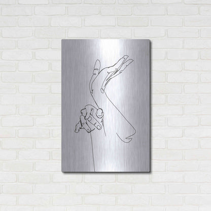 Luxe Metal Art 'Magic Hands II' by Grace Popp, Metal Wall Art,24x36