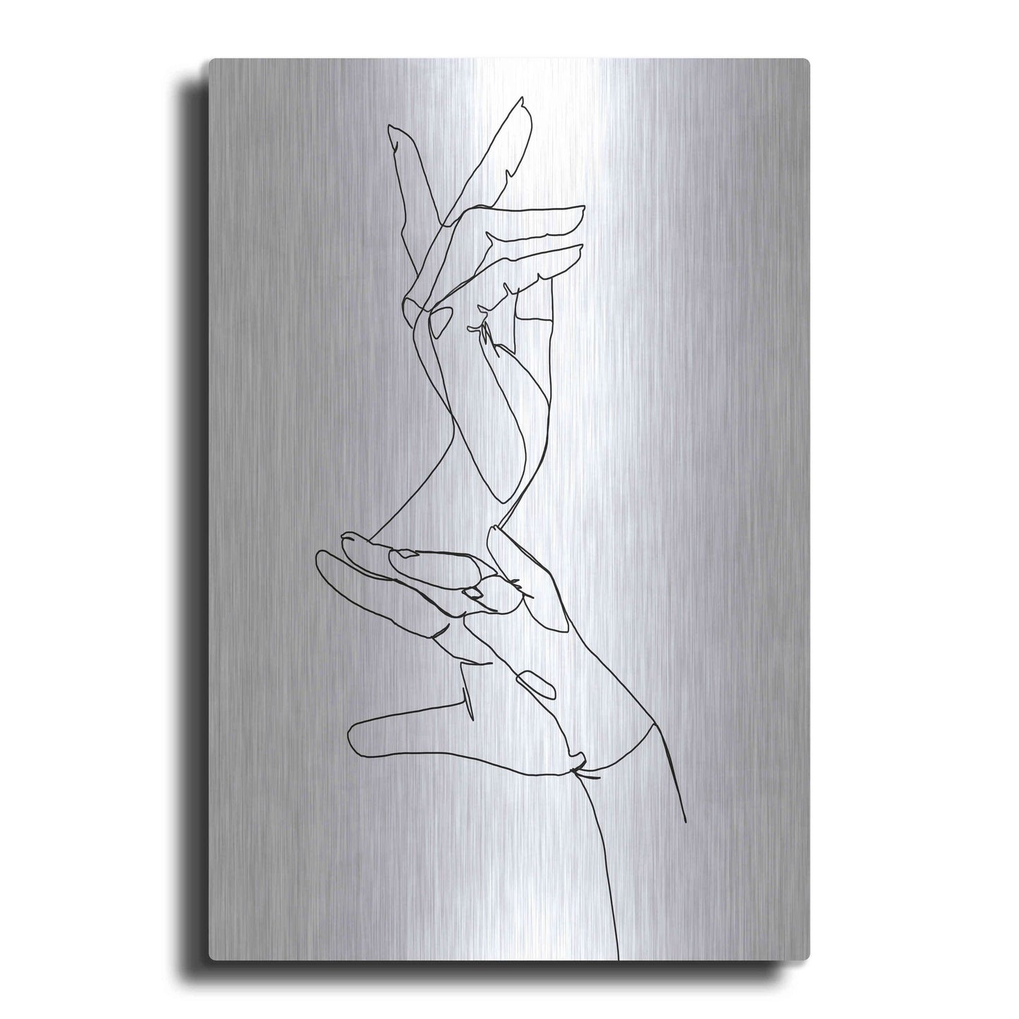 Luxe Metal Art 'Magic Hands I' by Grace Popp, Metal Wall Art