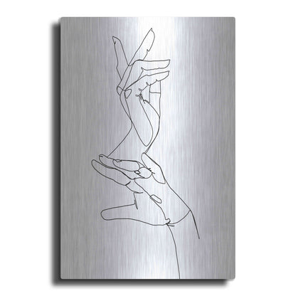 Luxe Metal Art 'Magic Hands I' by Grace Popp, Metal Wall Art