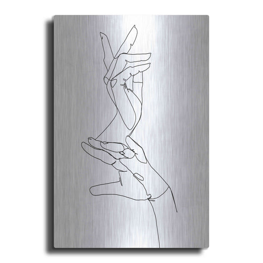 Luxe Metal Art 'Magic Hands I' by Grace Popp, Metal Wall Art