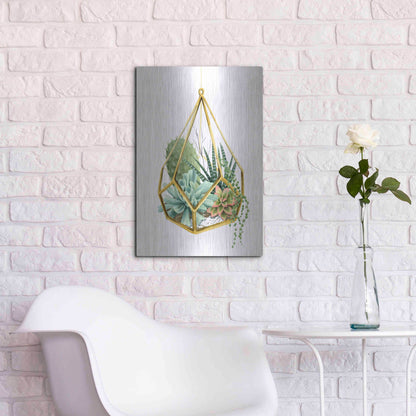 Luxe Metal Art 'Wild Terrarium II' by Grace Popp, Metal Wall Art,16x24