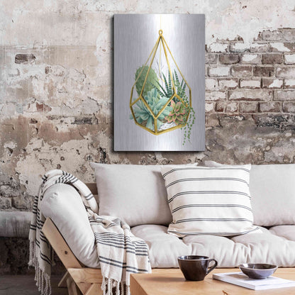 Luxe Metal Art 'Wild Terrarium II' by Grace Popp, Metal Wall Art,24x36