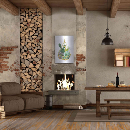 Luxe Metal Art 'Wild Terrarium I' by Grace Popp, Metal Wall Art,24x36