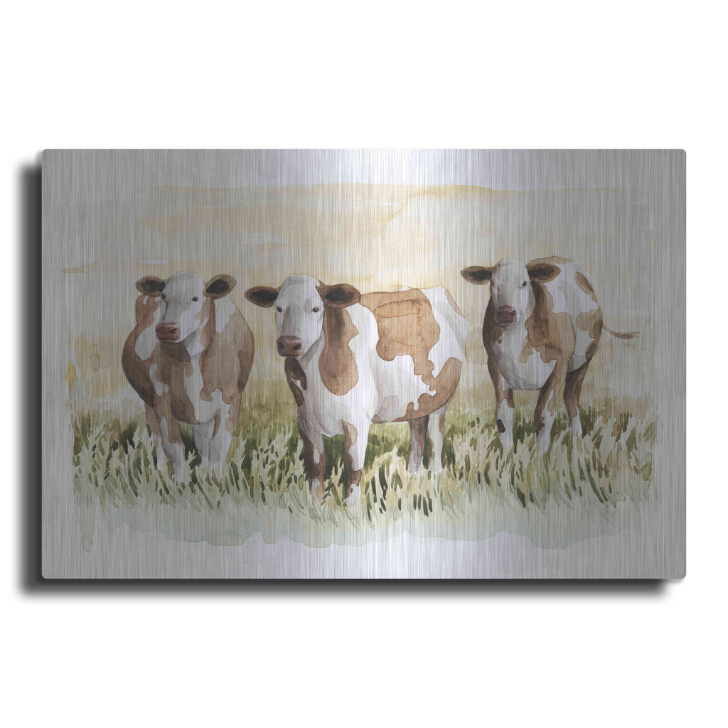 Luxe Metal Art 'Golden Graze II' by Grace Popp, Metal Wall Art