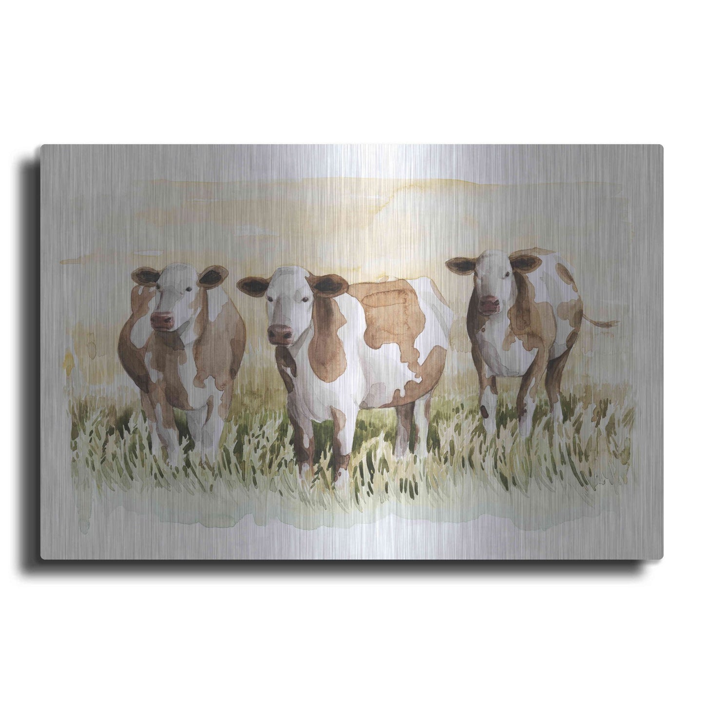 Luxe Metal Art 'Golden Graze II' by Grace Popp, Metal Wall Art