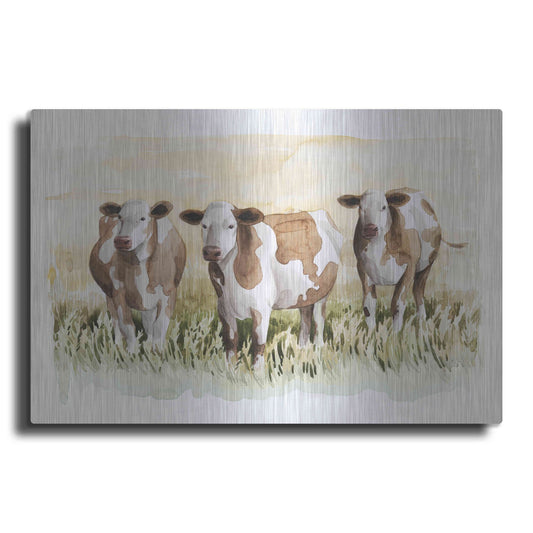 Luxe Metal Art 'Golden Graze II' by Grace Popp, Metal Wall Art
