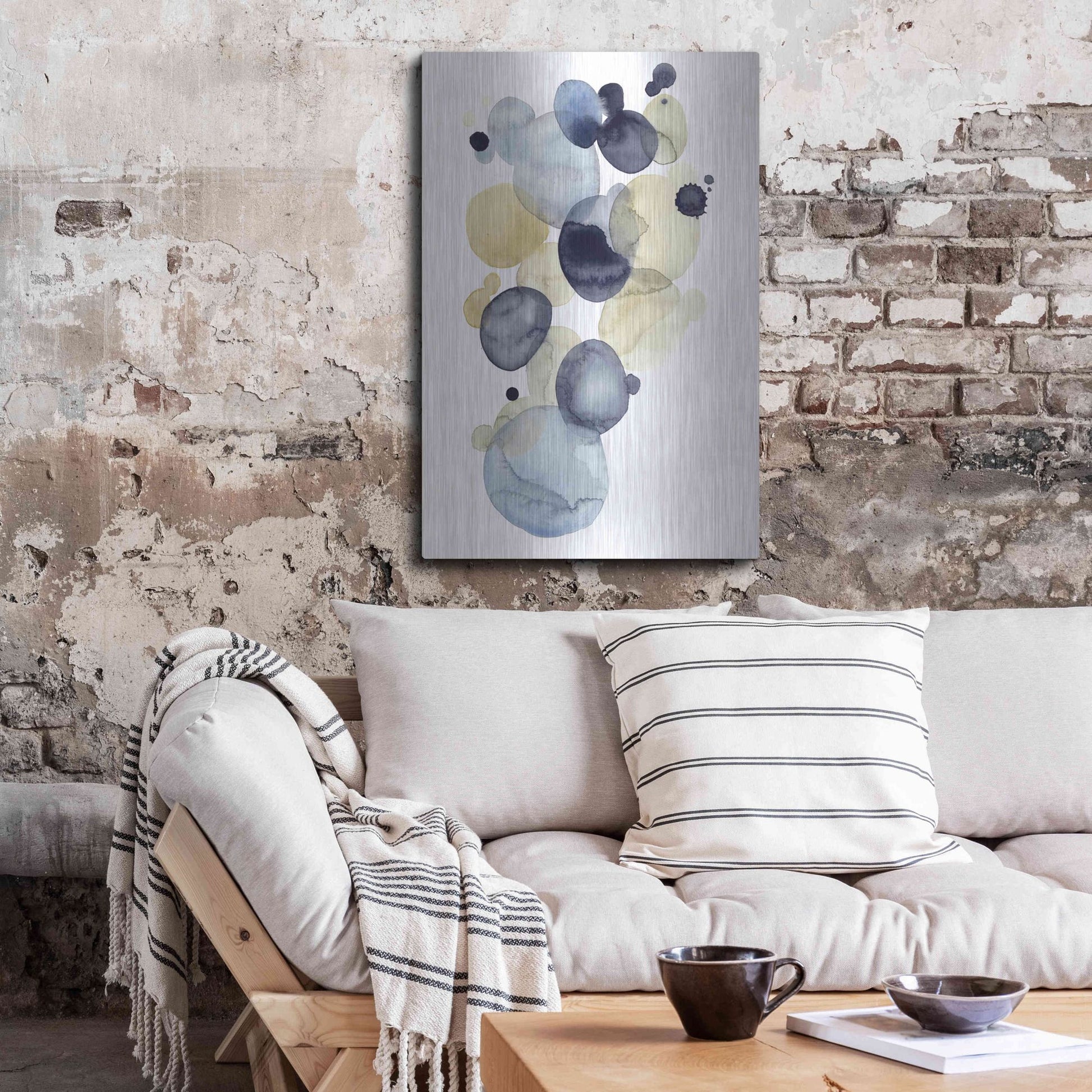 Luxe Metal Art 'Asteroid Drift II' by Grace Popp, Metal Wall Art,24x36