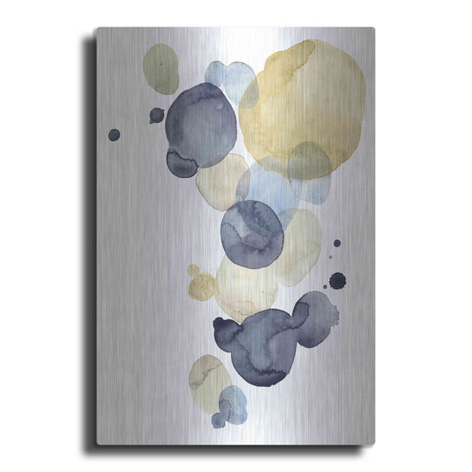 Luxe Metal Art 'Asteroid Drift I' by Grace Popp, Metal Wall Art